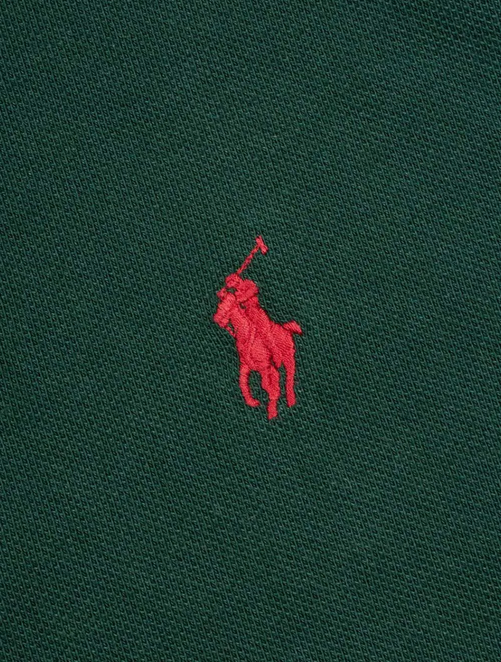Kurzärmliges Polohemd in Collegegrün