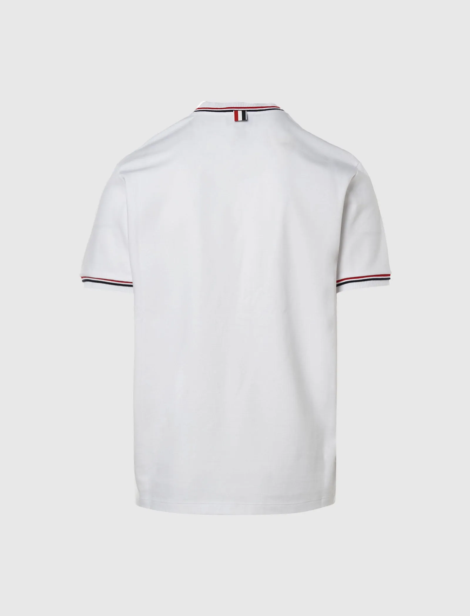 KURZÄRMELIGES GESTREIFTES T-SHIRT MIT KANTENABSETZUNG
