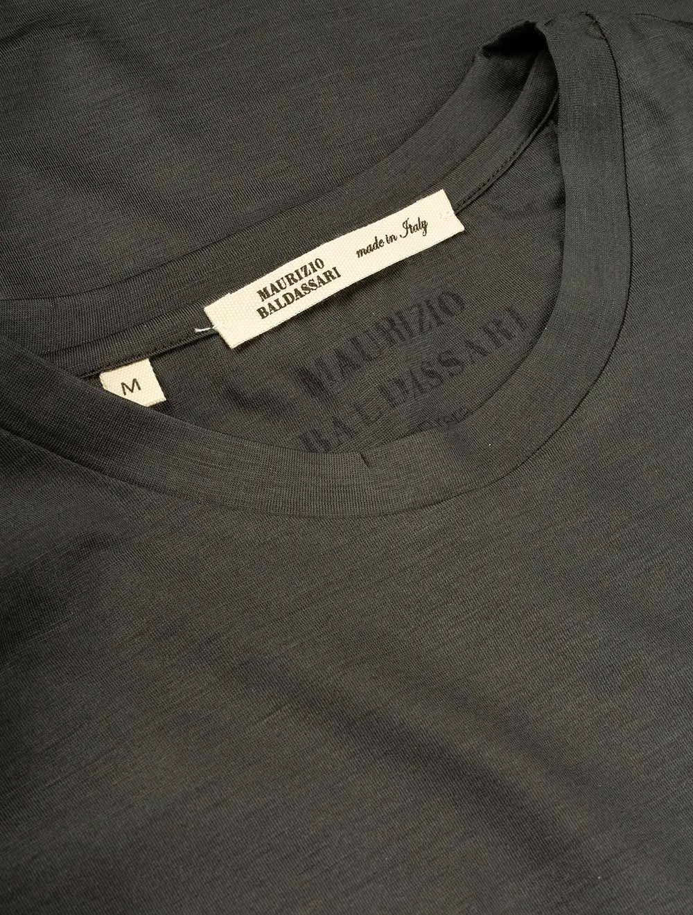 Kurzärmliges Woll-T-Shirt Grün