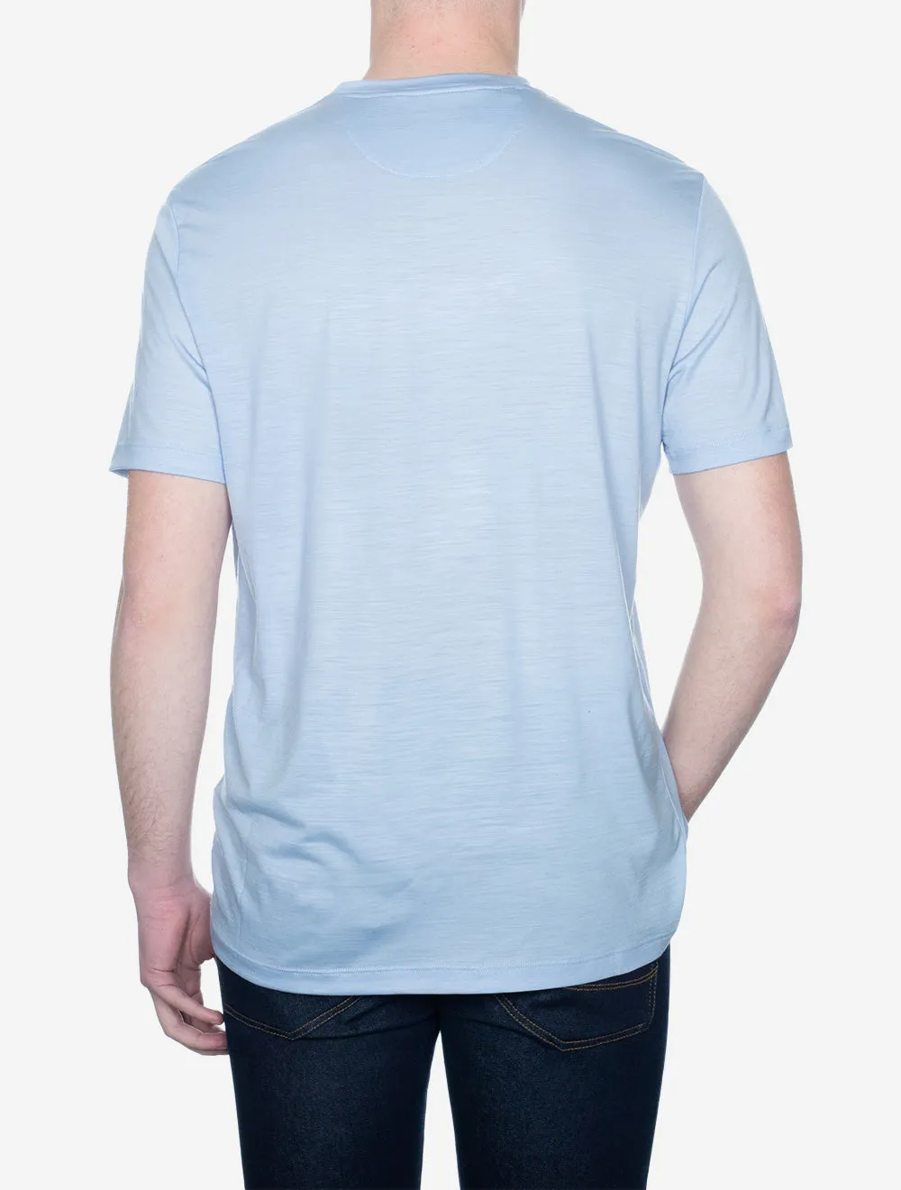 Kurzärmliges T-Shirt Hellblau