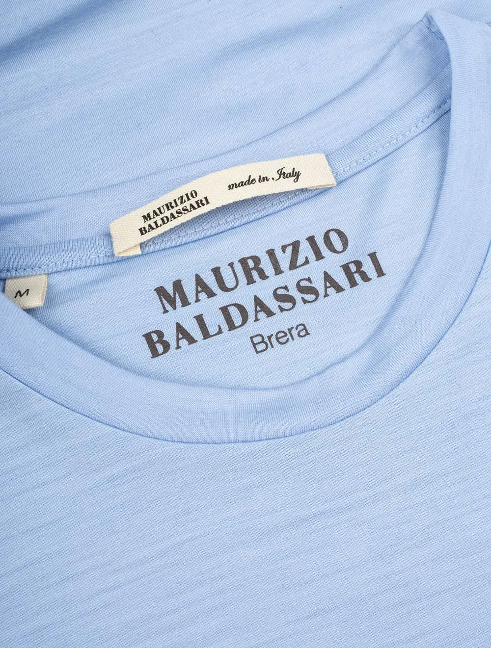 Kurzärmliges T-Shirt Hellblau