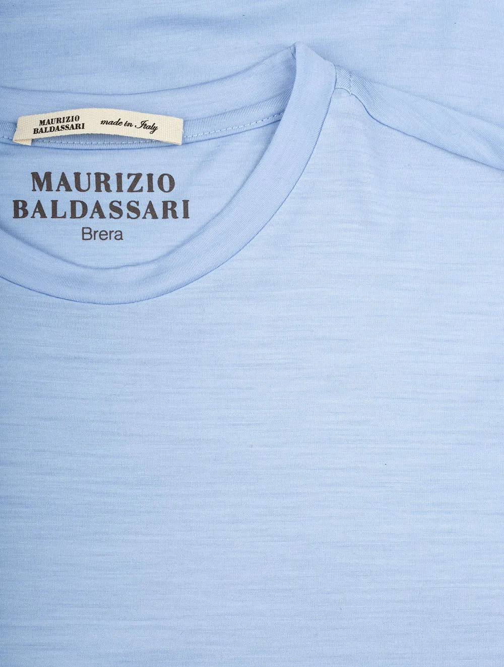 Kurzärmliges T-Shirt Hellblau