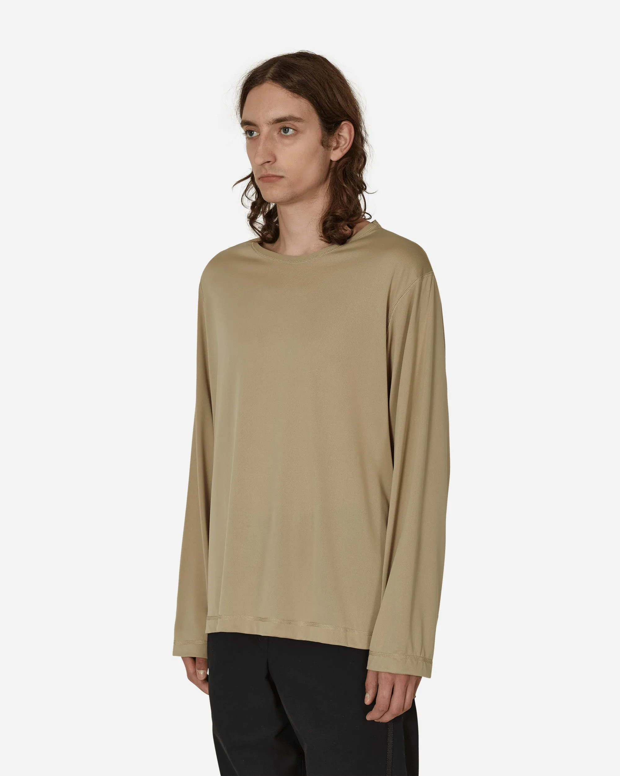Seidenleichtes Top in Beige