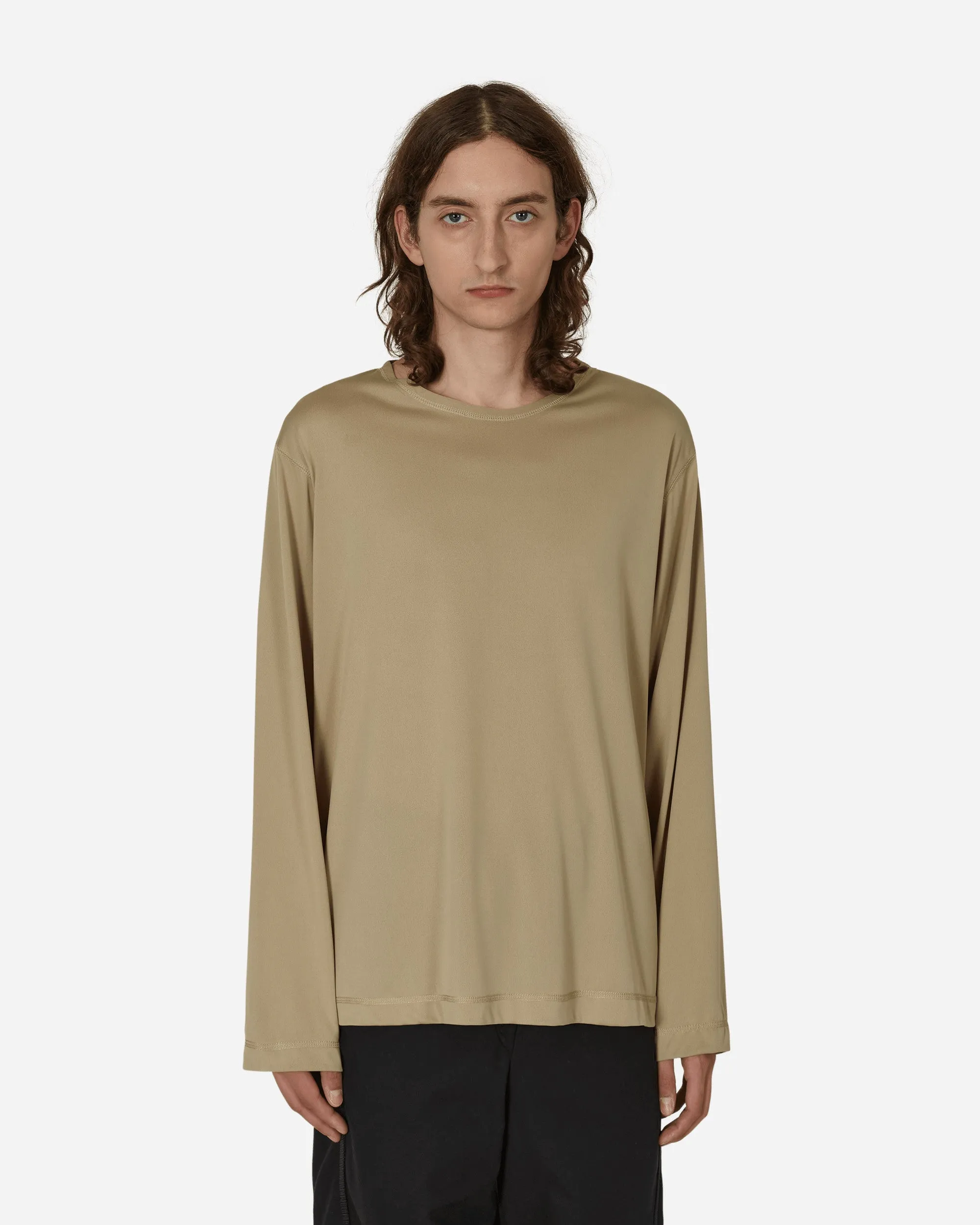 Seidenleichtes Top in Beige