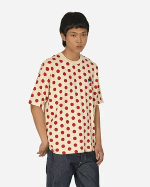 Skateboarding Grafik Boxy T-Shirt Creme