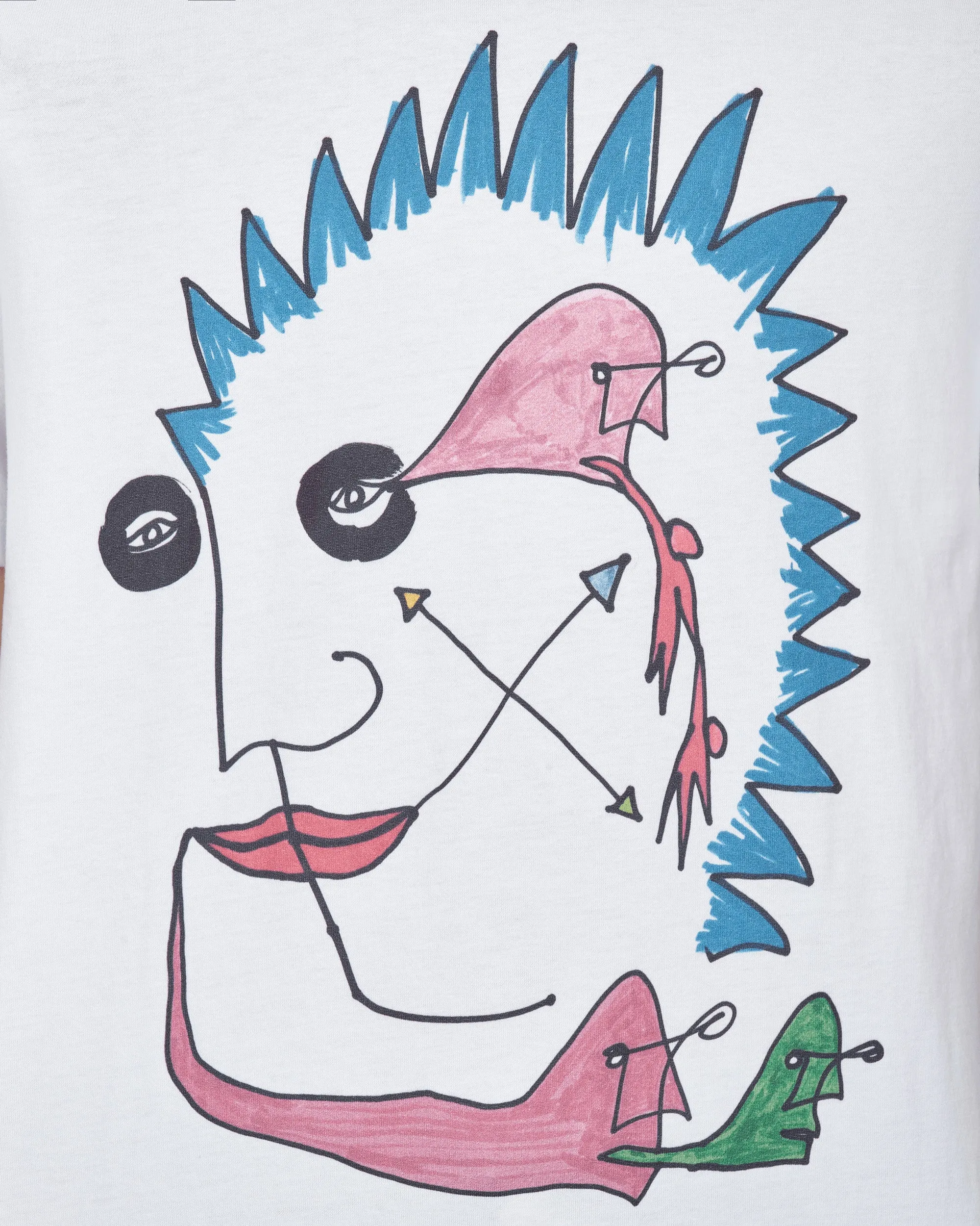 Skeggy Sonic T-Shirt Weiß