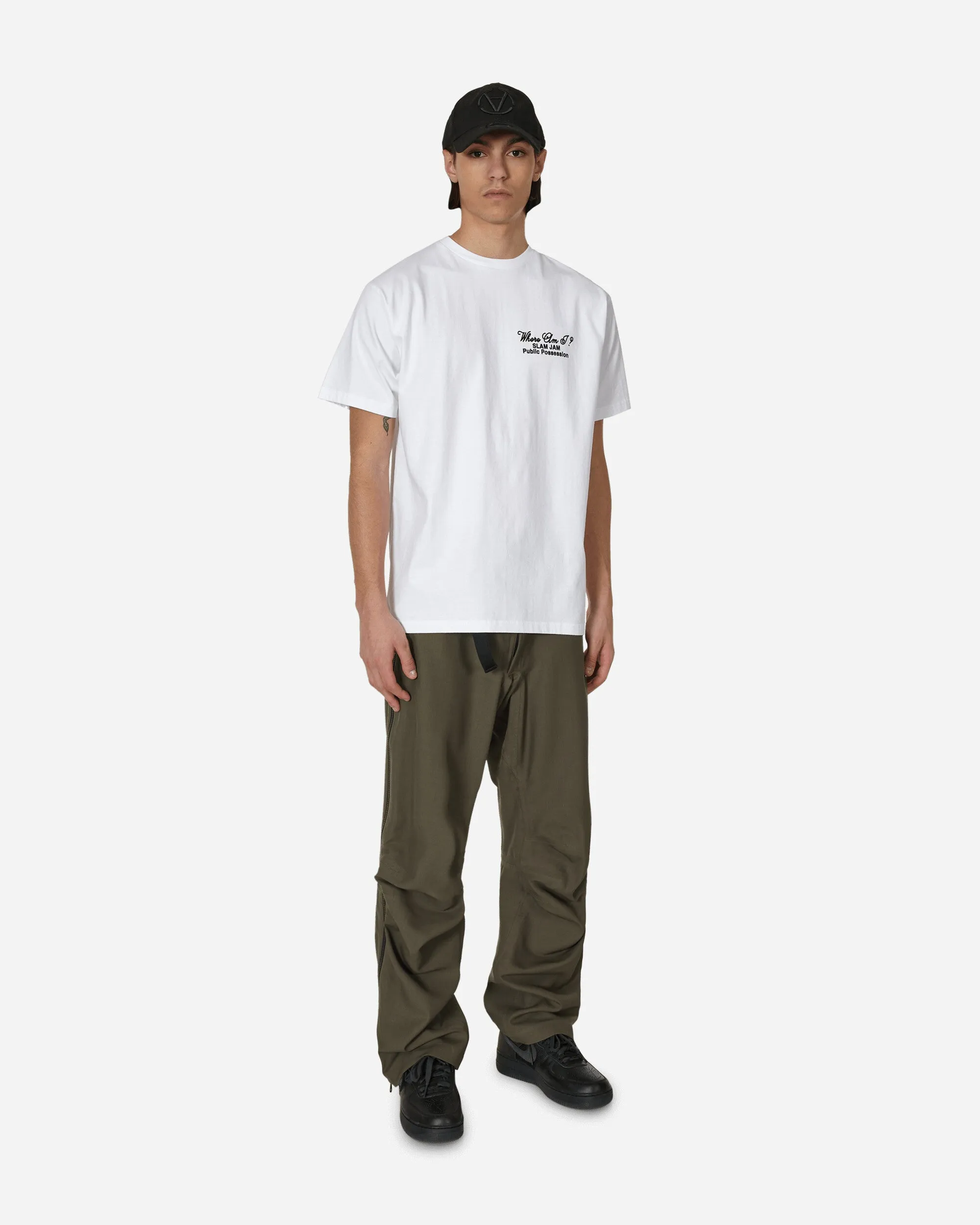 Slam Jam Dog Weißes T-Shirt mit 