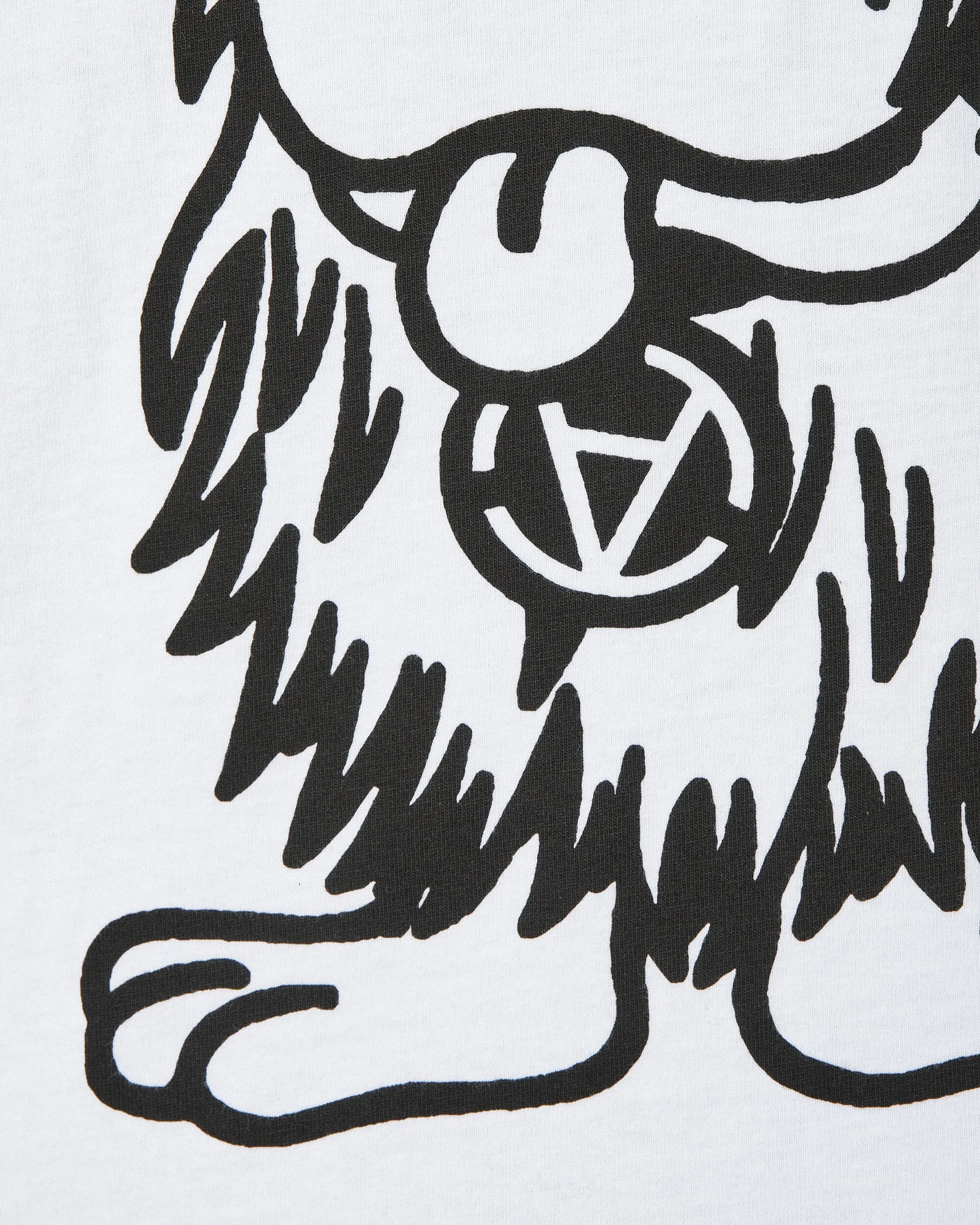 Slam Jam Dog Weißes T-Shirt mit 