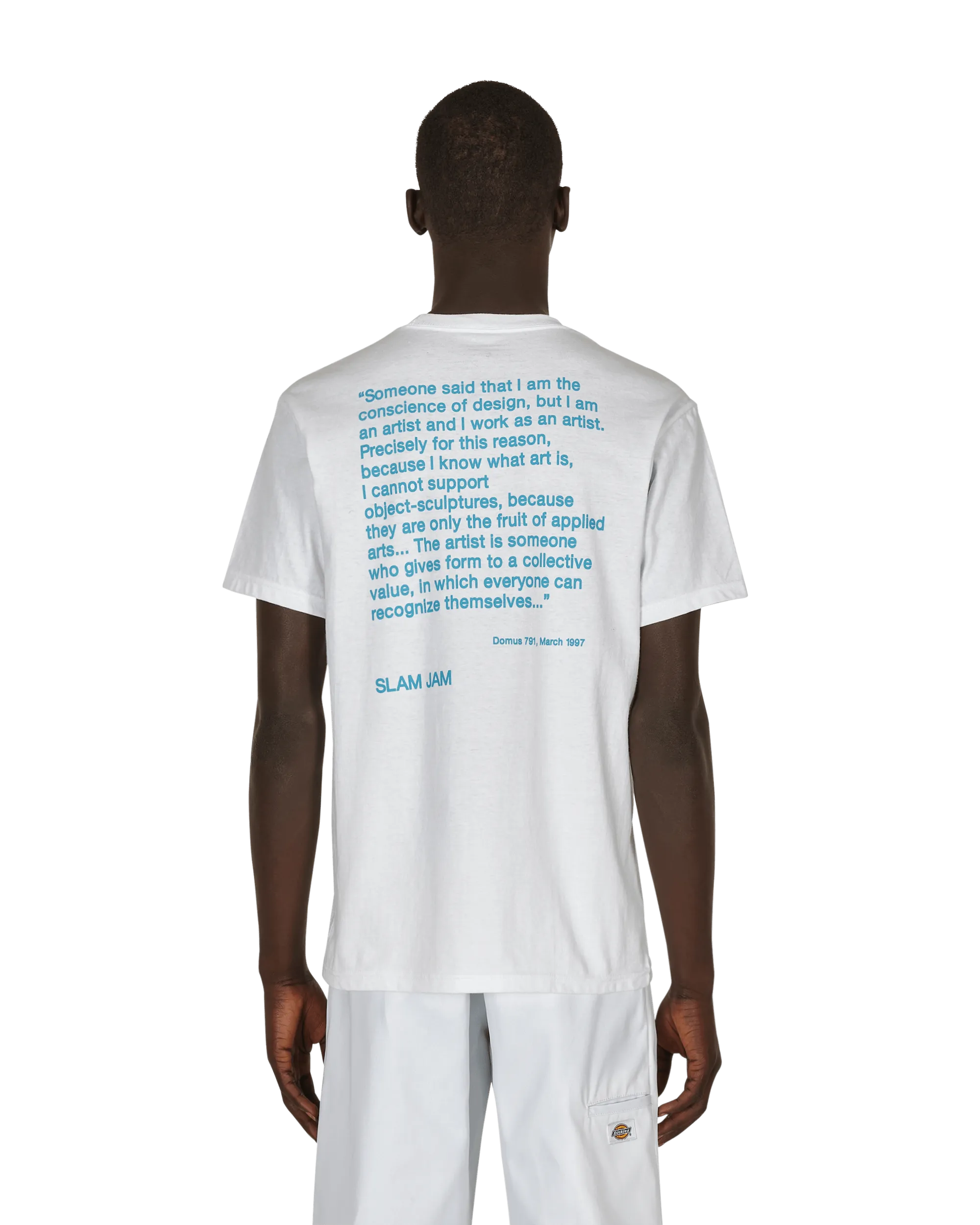 Slam Jam Ghost Writer T-Shirt Weiß