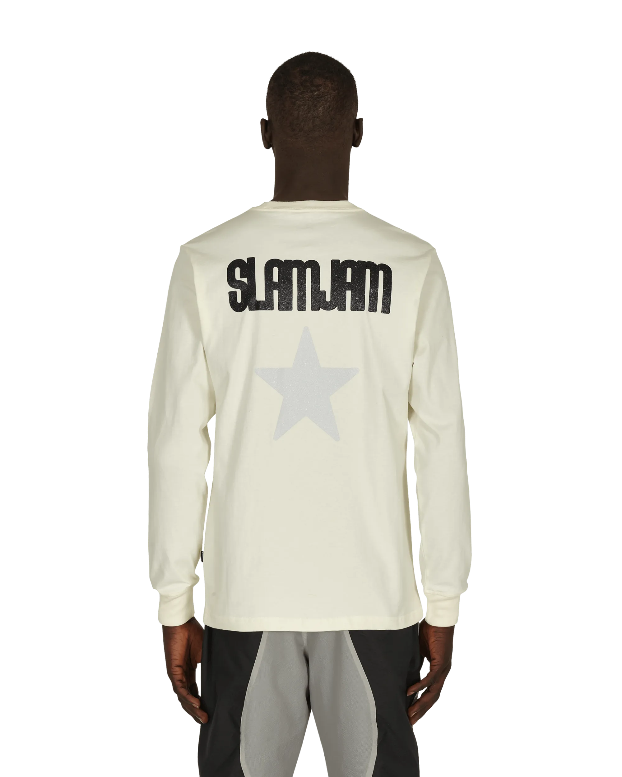 Slam Jam Langarm T-Shirt Beige