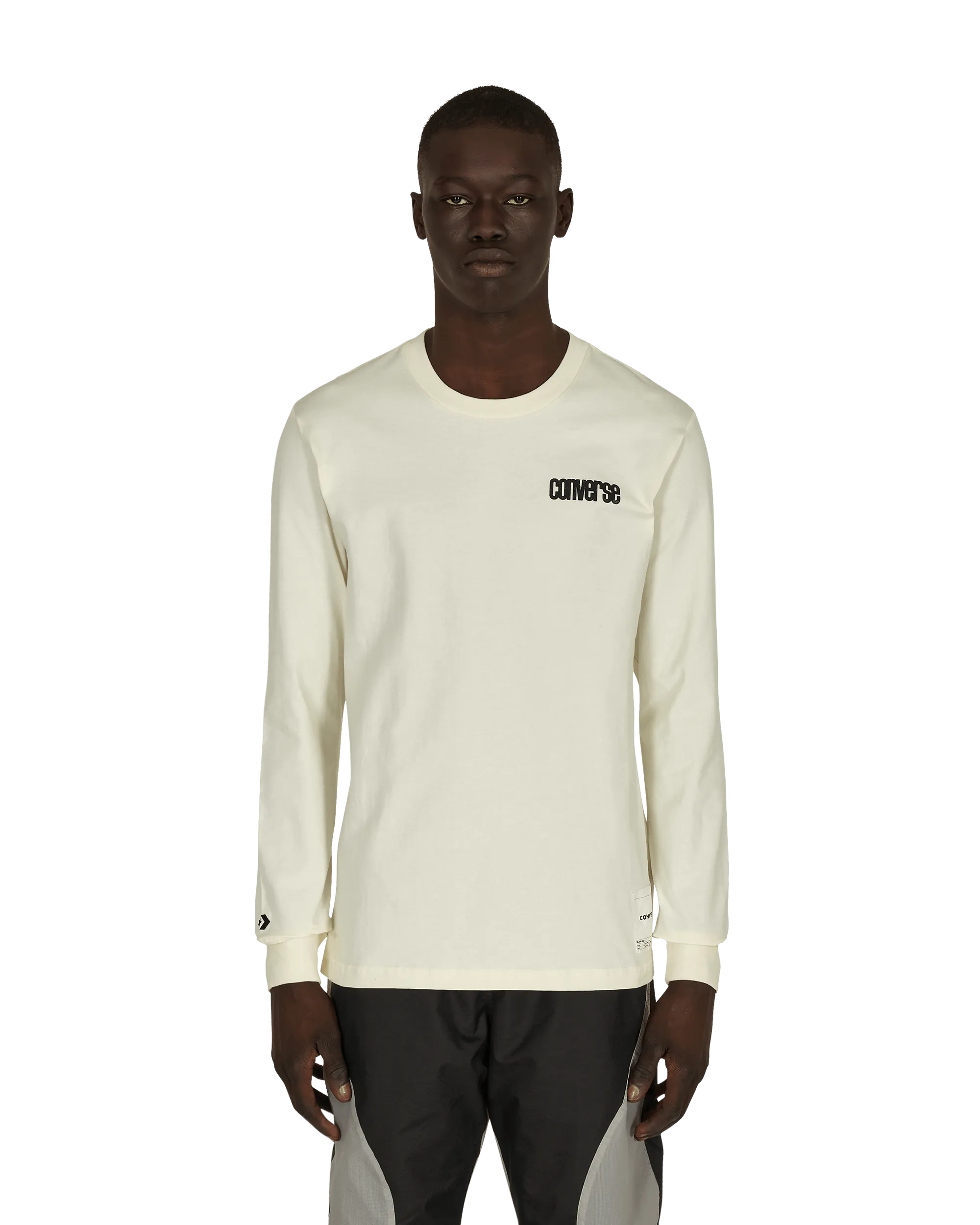 Slam Jam Langarm T-Shirt Beige