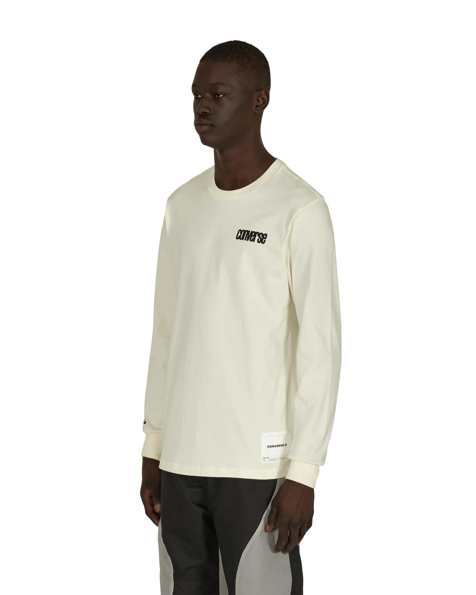 Slam Jam Langarm T-Shirt Beige