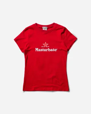 Slam Jam Masturbate T-Shirt Rot