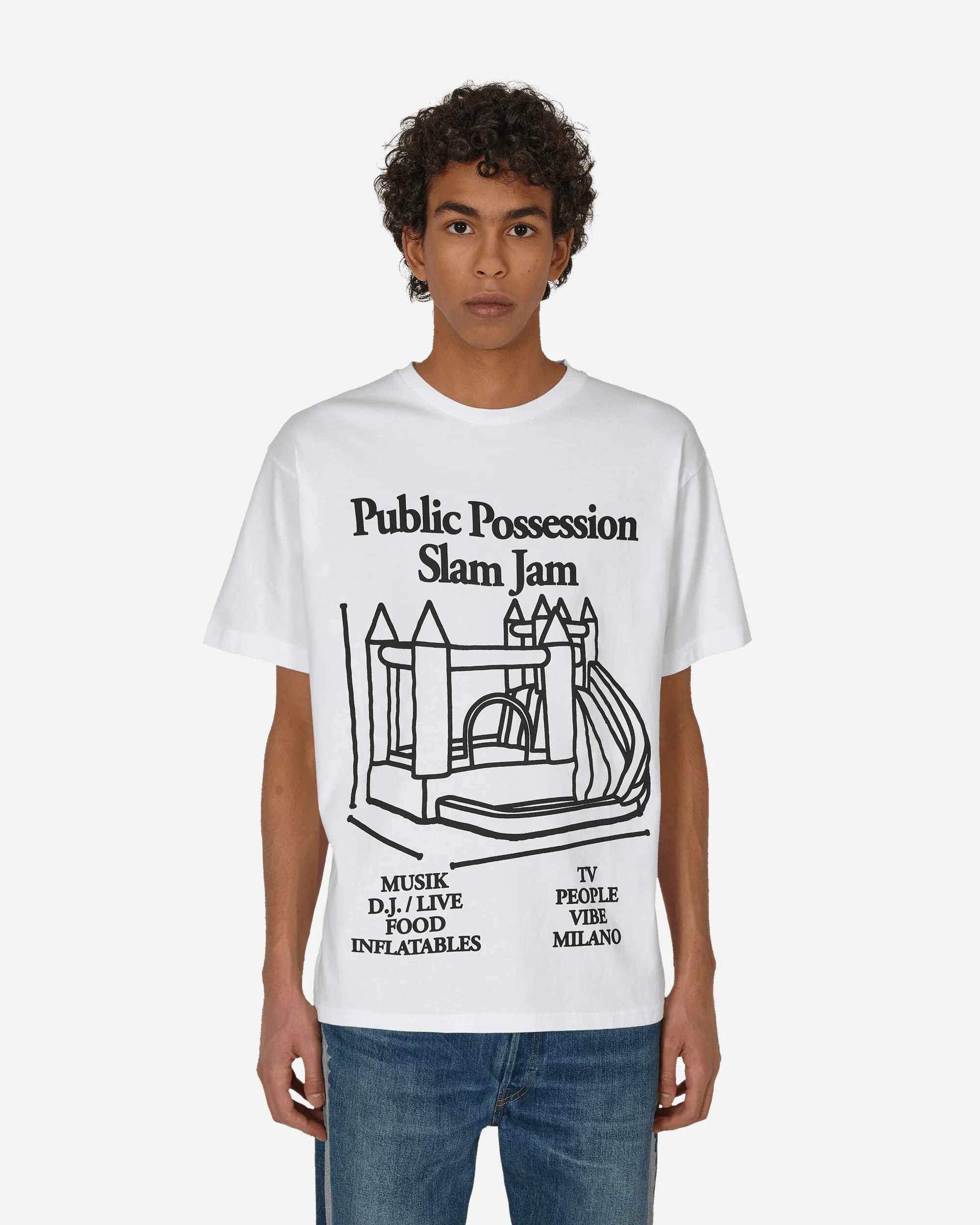 Slam Jam My Castle T-Shirt Weiß