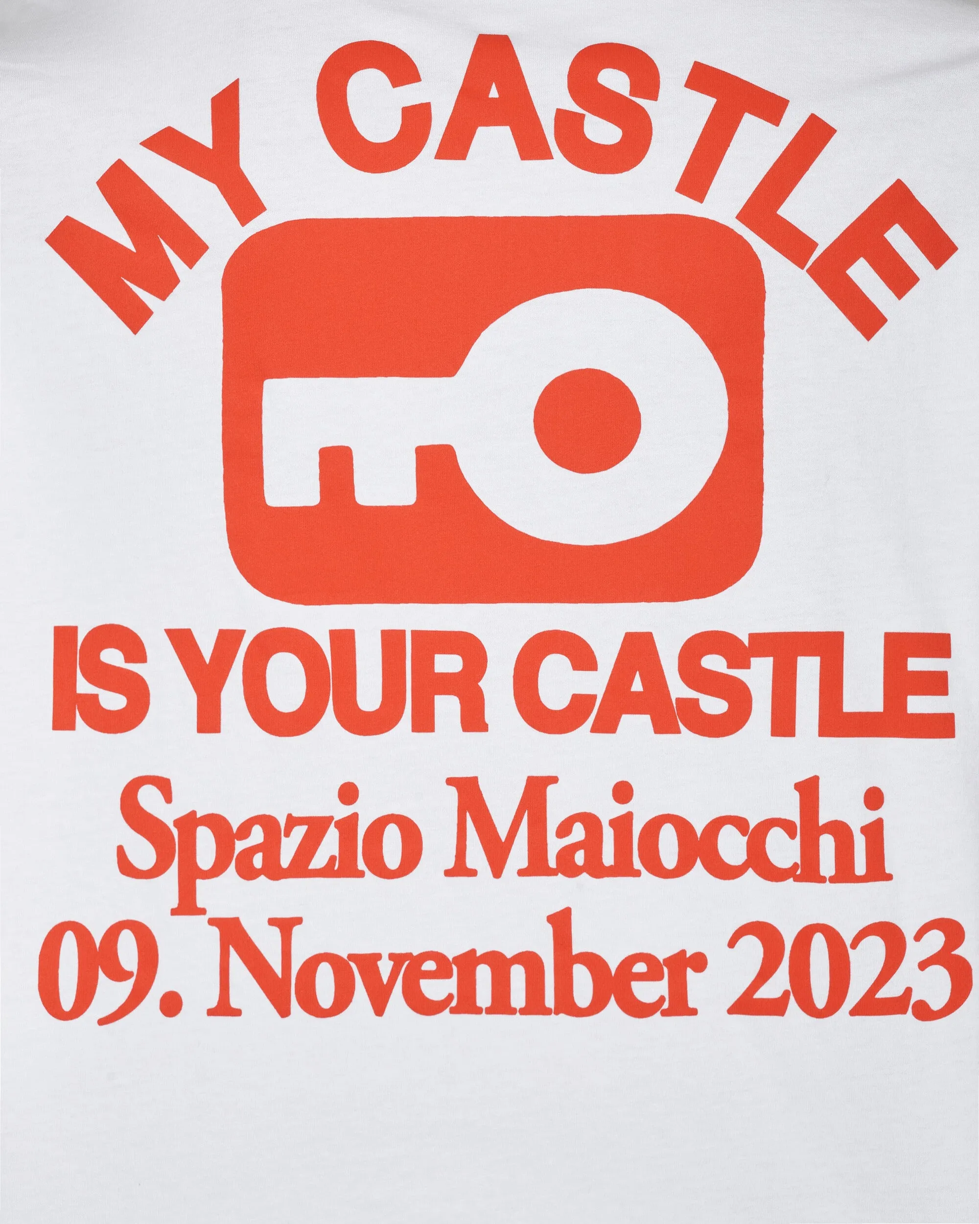 Slam Jam My Castle T-Shirt Weiß