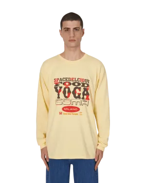 Slam Jam x SPACEDELICIOUS Langarm T-Shirt Gelb