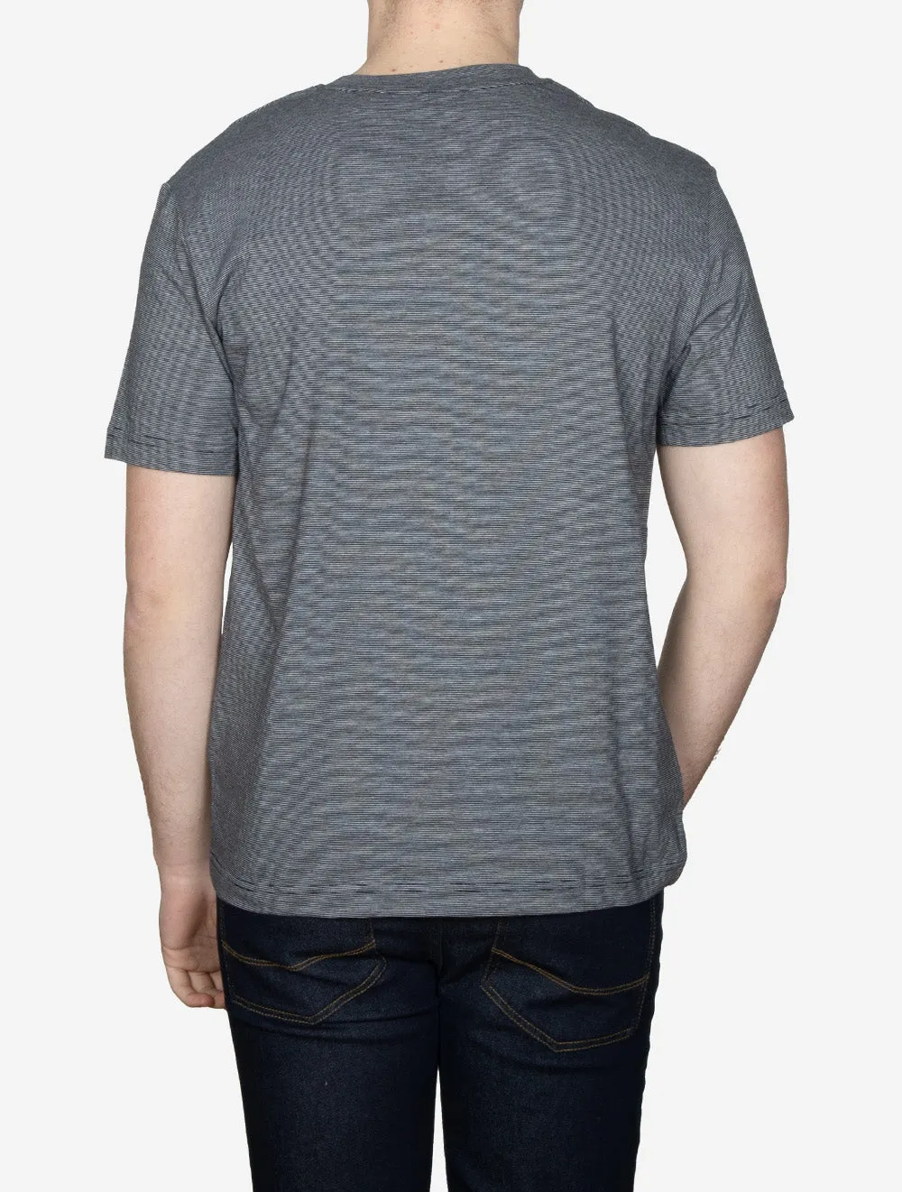 Kleines Streifen T-Shirt Abendblau