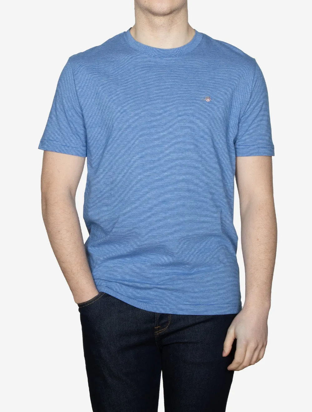 Kleines Streifen-T-Shirt Lapisblau