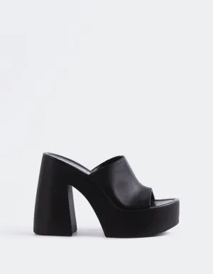 Smyrni Schwarz Leder