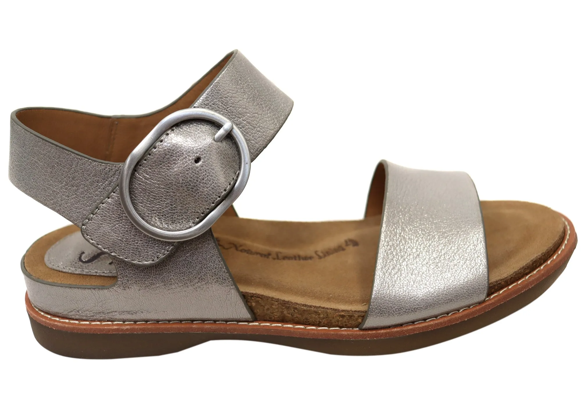 Sofft Bali Damen Ledersandalen mit gepolstertem Komfort-Fußbett Sofft Schuhe