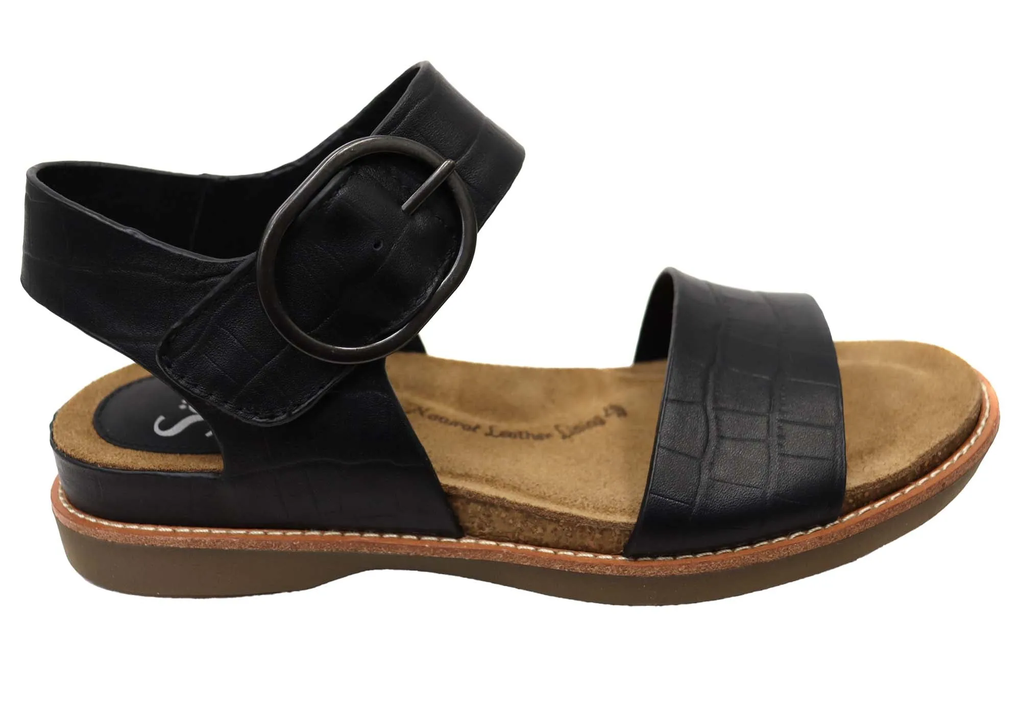 Sofft Bali Damen Ledersandalen mit gepolstertem Komfort-Fußbett Sofft Schuhe