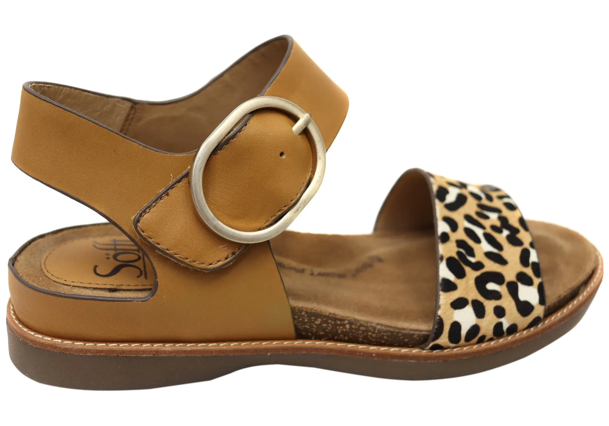 Sofft Bali Damen Ledersandalen mit gepolstertem Komfort-Fußbett Sofft Schuhe