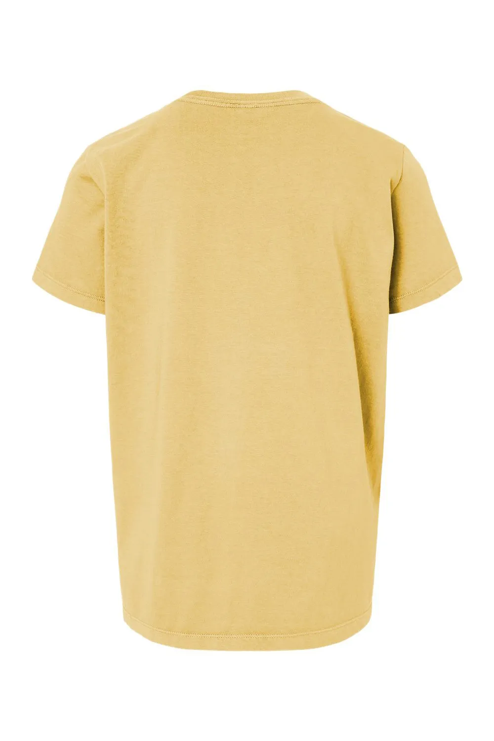 SoftShirts Jugend Bio-Kurzarm-Rundhals-T-Shirt - Weizengelb