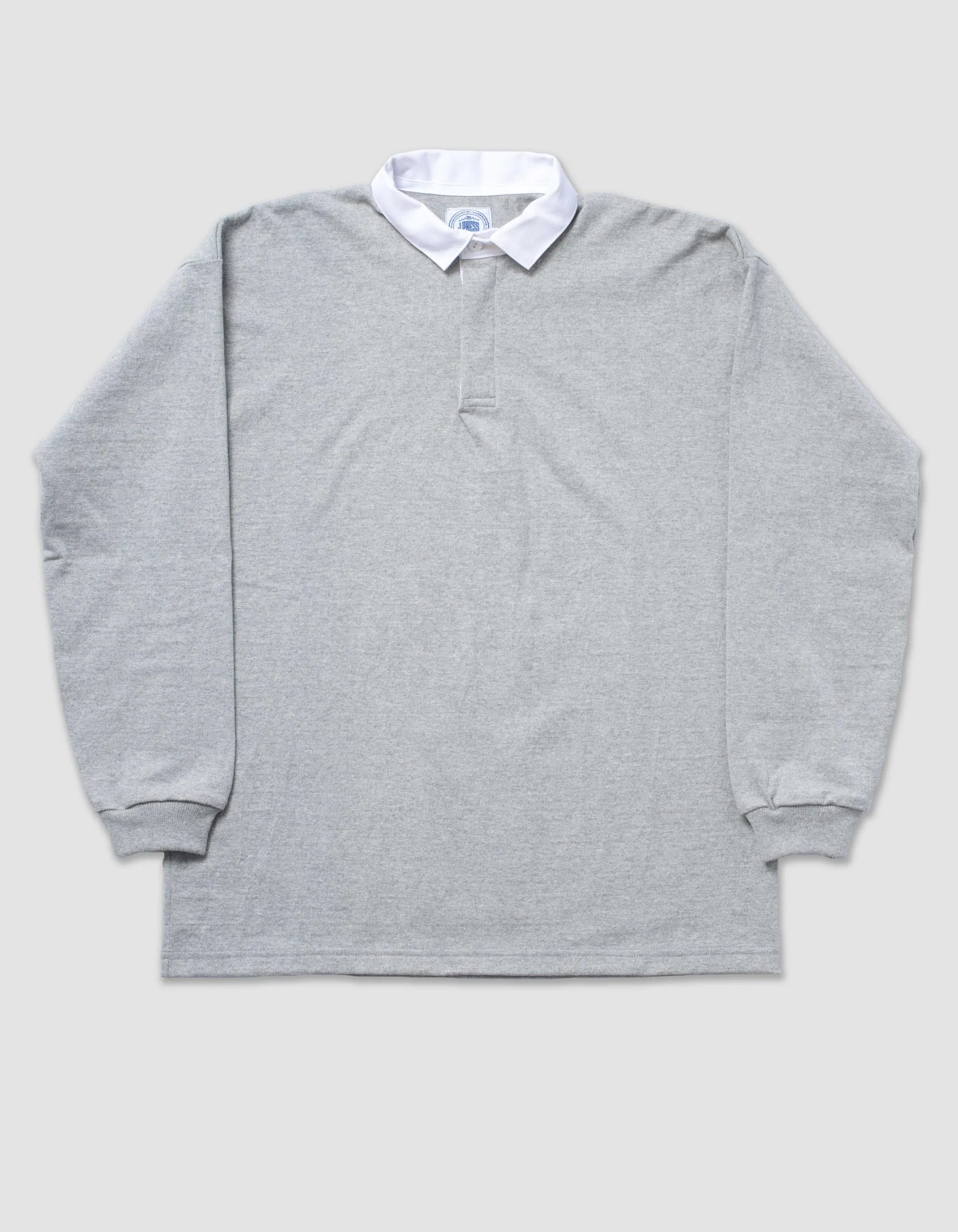 UNIFARBENES RUGBYSHIRT - GRAU