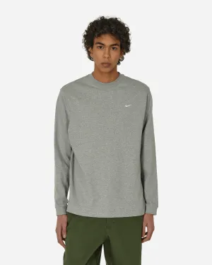 Solo Swoosh Langarm T-Shirt Dunkelgrau Meliert