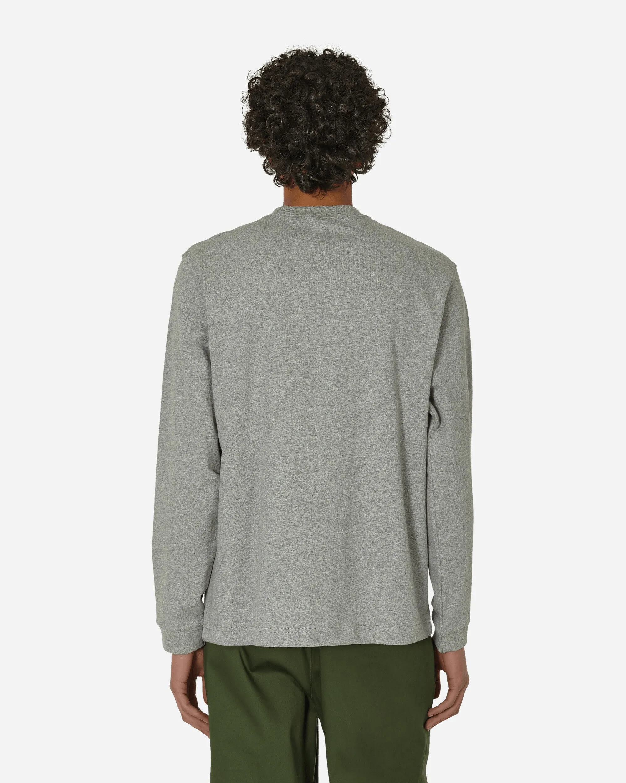 Solo Swoosh Langarm T-Shirt Dunkelgrau Meliert
