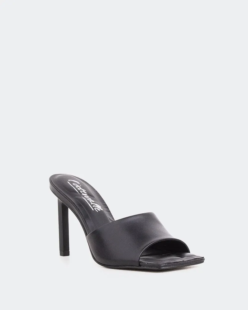 Sosua, Schwarz Leder/Cuir Noir