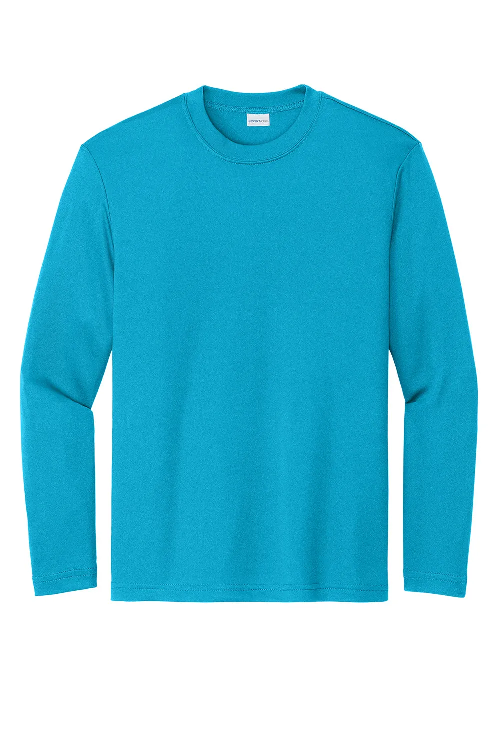 Sport-Tek Jugend Competitor Feuchtigkeitstransportierendes Langarm-Crewneck T-Shirt - Atomblau