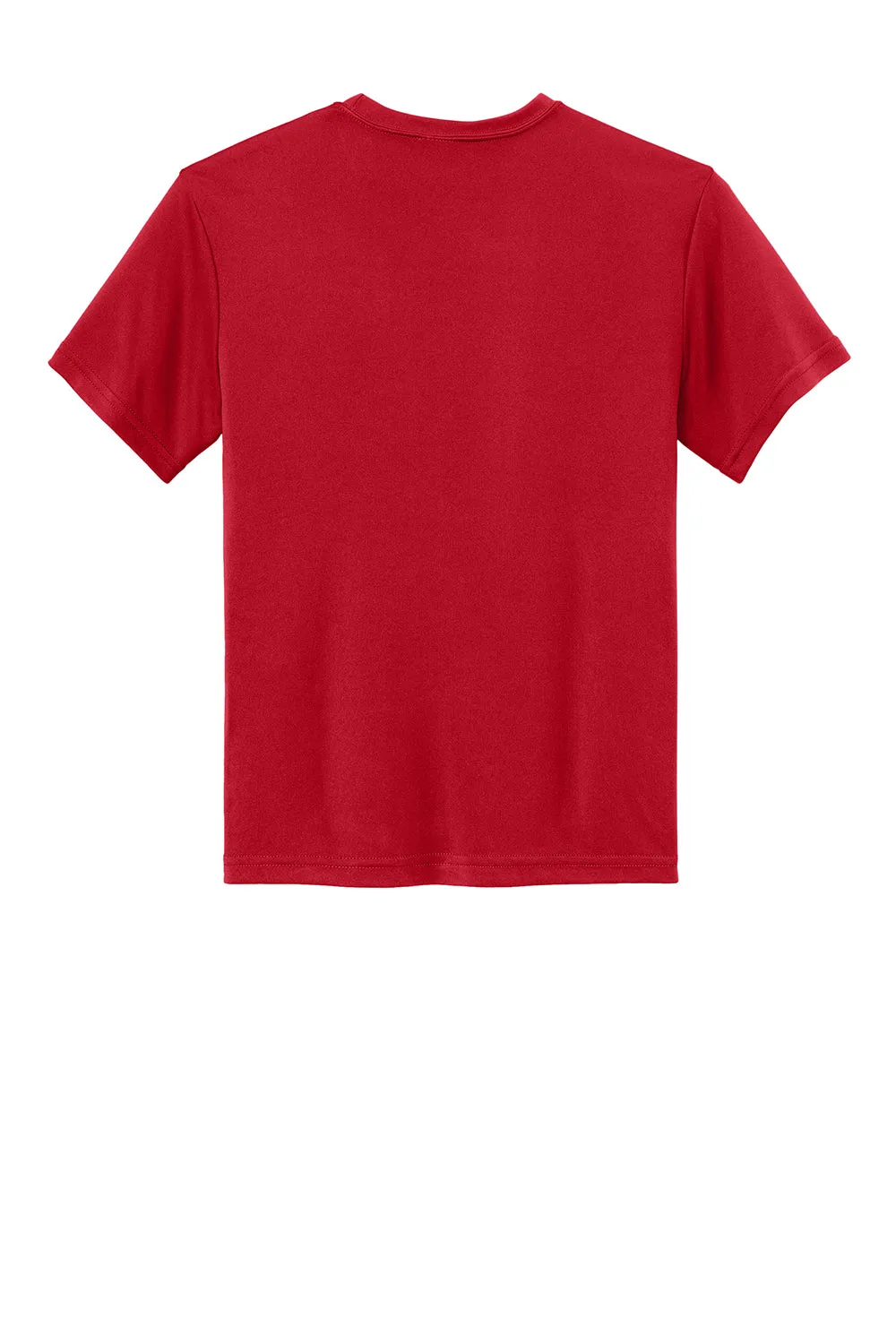 Sport-Tek Jugend Competitor Feuchtigkeitstransportierendes Kurzarm-Crewneck T-Shirt - Echtes Rot