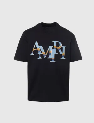 GESTUFTES CHROM-T-SHIRT
