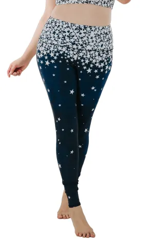 Star Struck Bedruckte Yoga-Leggings von Yoga Democracy