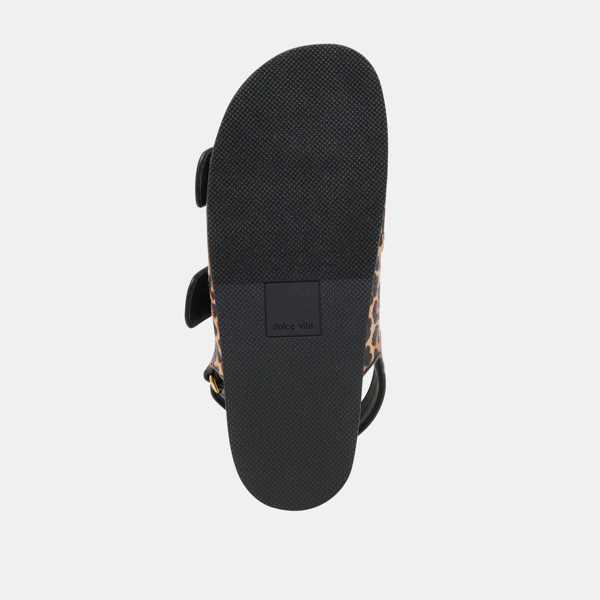 STARLA SANDALEN LEOPARD SCHWARZ KALBSHAAR