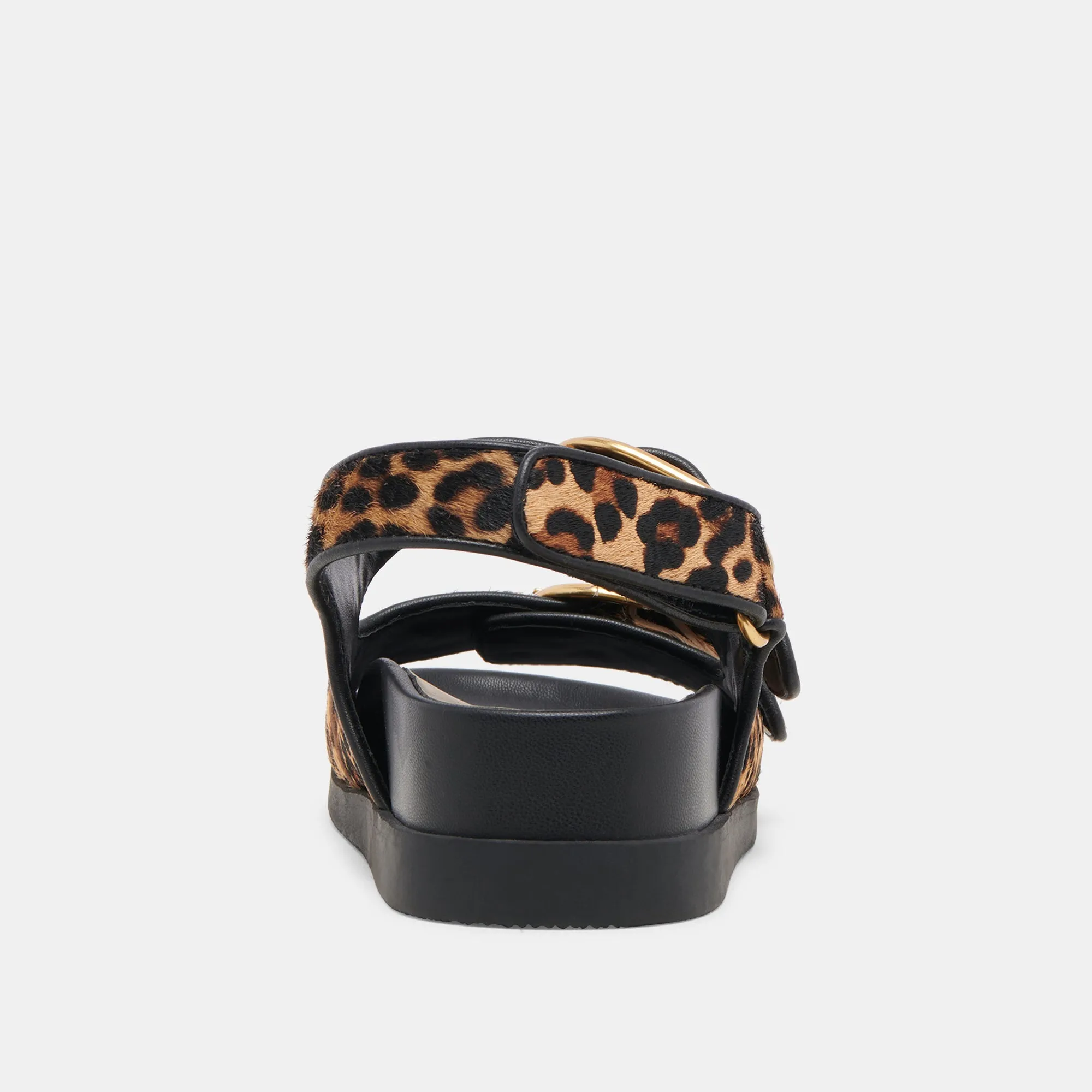 STARLA SANDALEN LEOPARD SCHWARZ KALBSHAAR