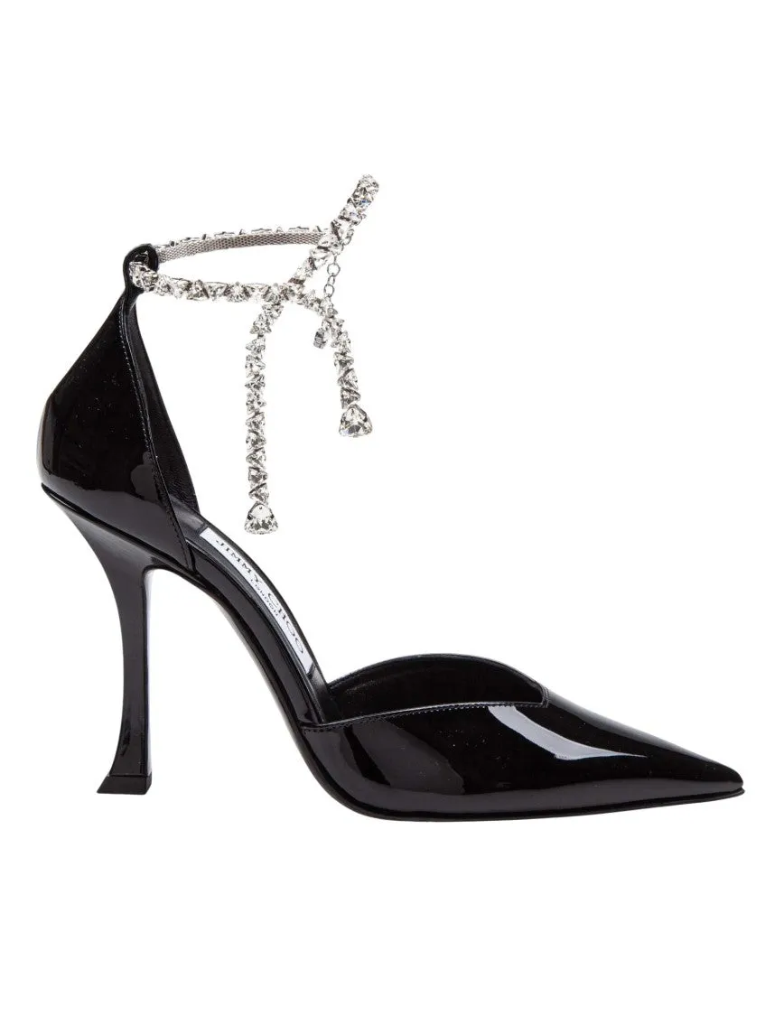 Stevie 100 Lackleder Sandalen Schuhe_Jimmy-Choo