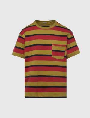 GESTREIFTES T-SHIRT MIT TASCHE
