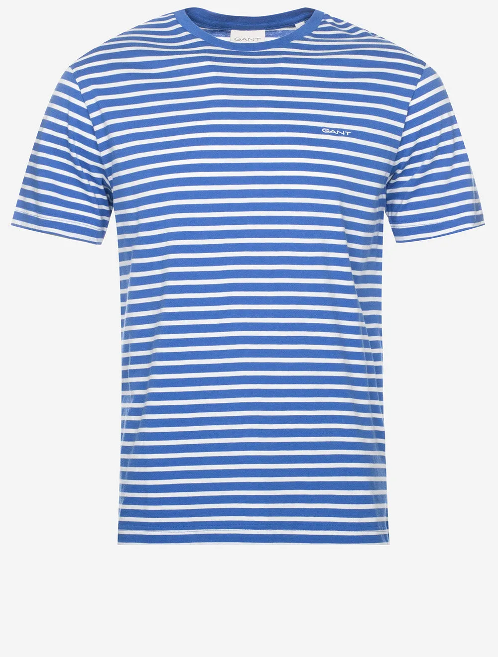 Gestreiftes T-Shirt in kräftigem Blau