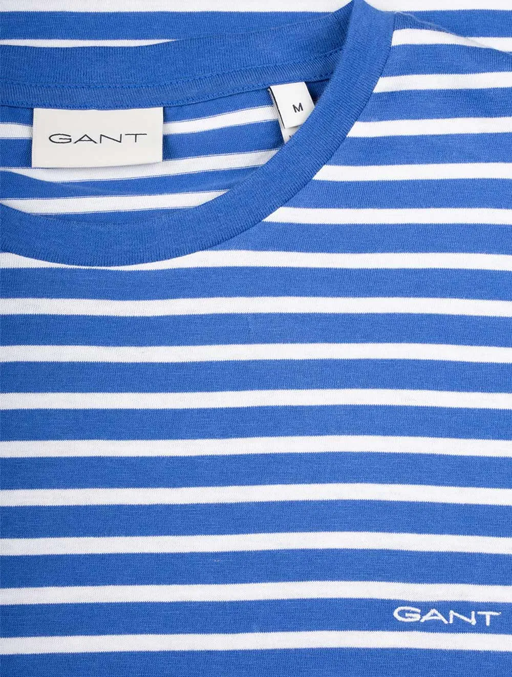 Gestreiftes T-Shirt in kräftigem Blau
