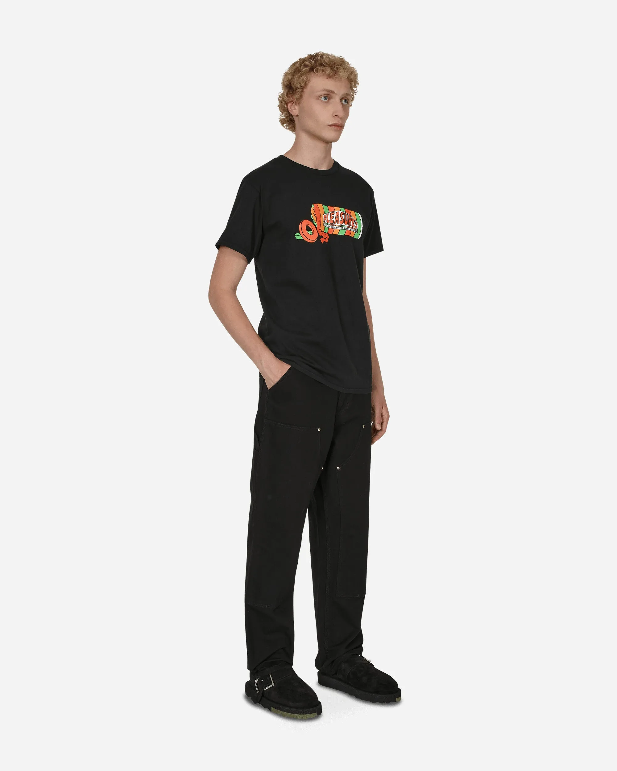 Suck Washed T-Shirt Schwarz