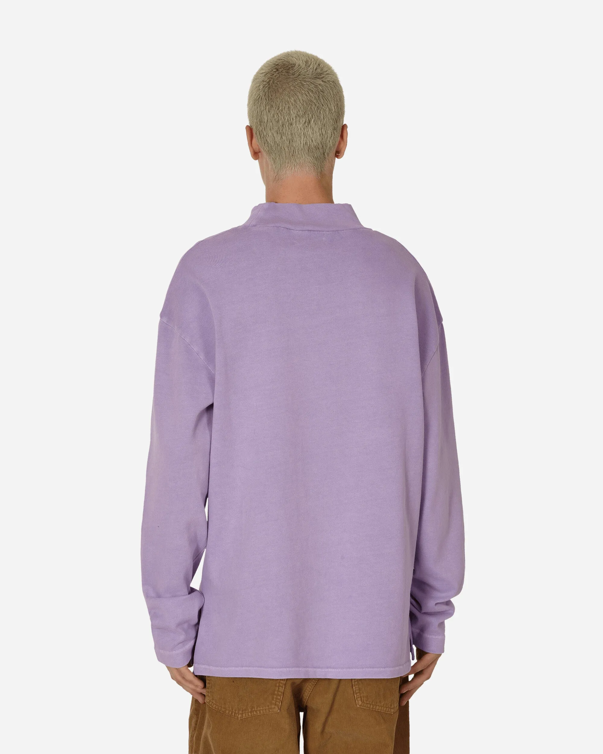 Surf Patch Langarm T-Shirt Lila
