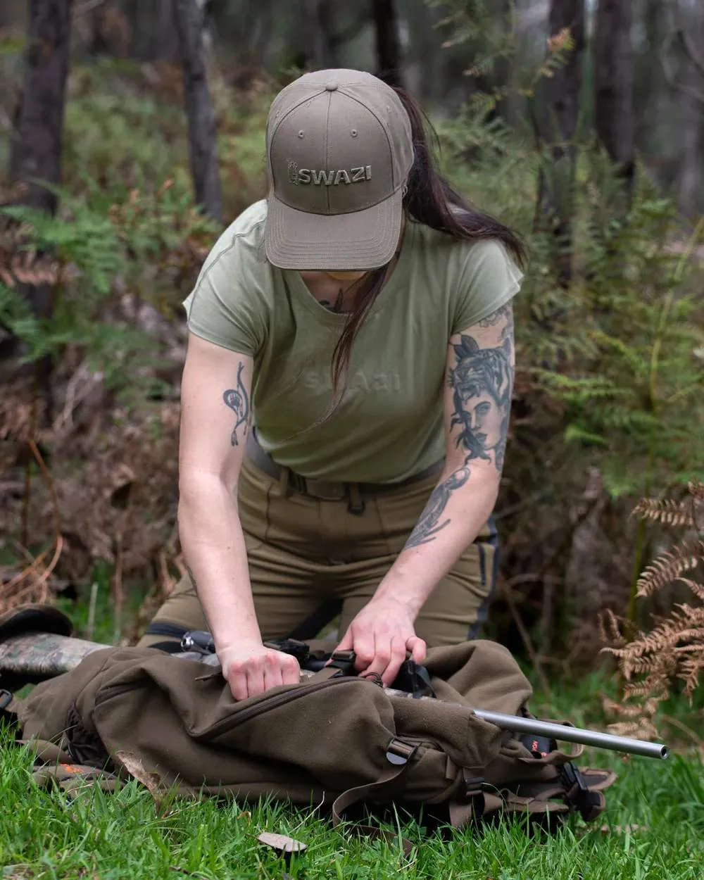 Swazi Damen T-Shirt mit Cap-Ärmeln Swazi Kleidung