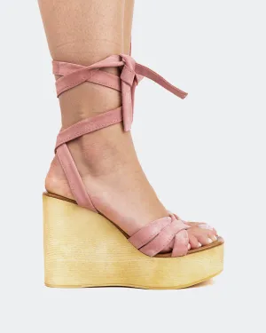 Sybille Pink Wildleder