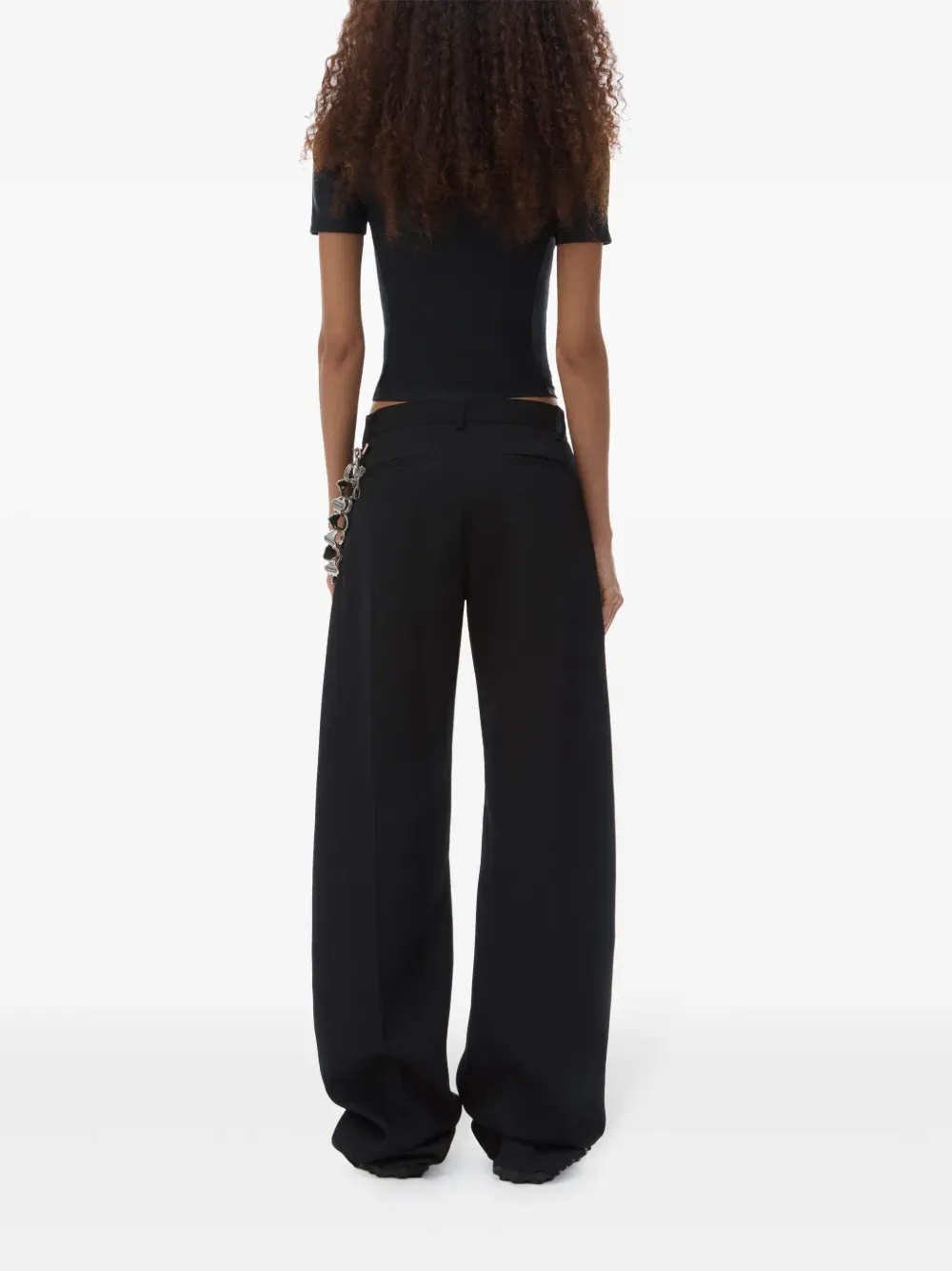T VON ALEXANDER WANG - Damen SS W/ Mock Neck Rashguard Top Kleidung_alexanderwang-t