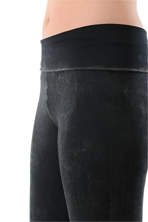 T-Party Überfalz-Mineralwasch-Legging CJ72219