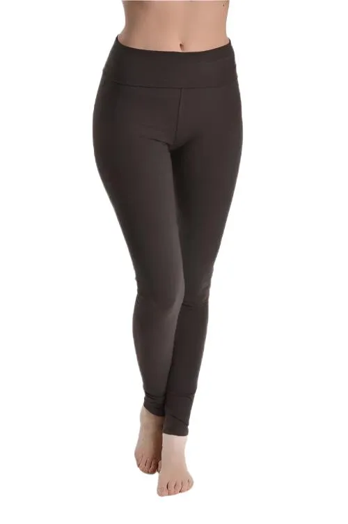 T-Party Solide Roll-Down-Taille-Legging CJ71163