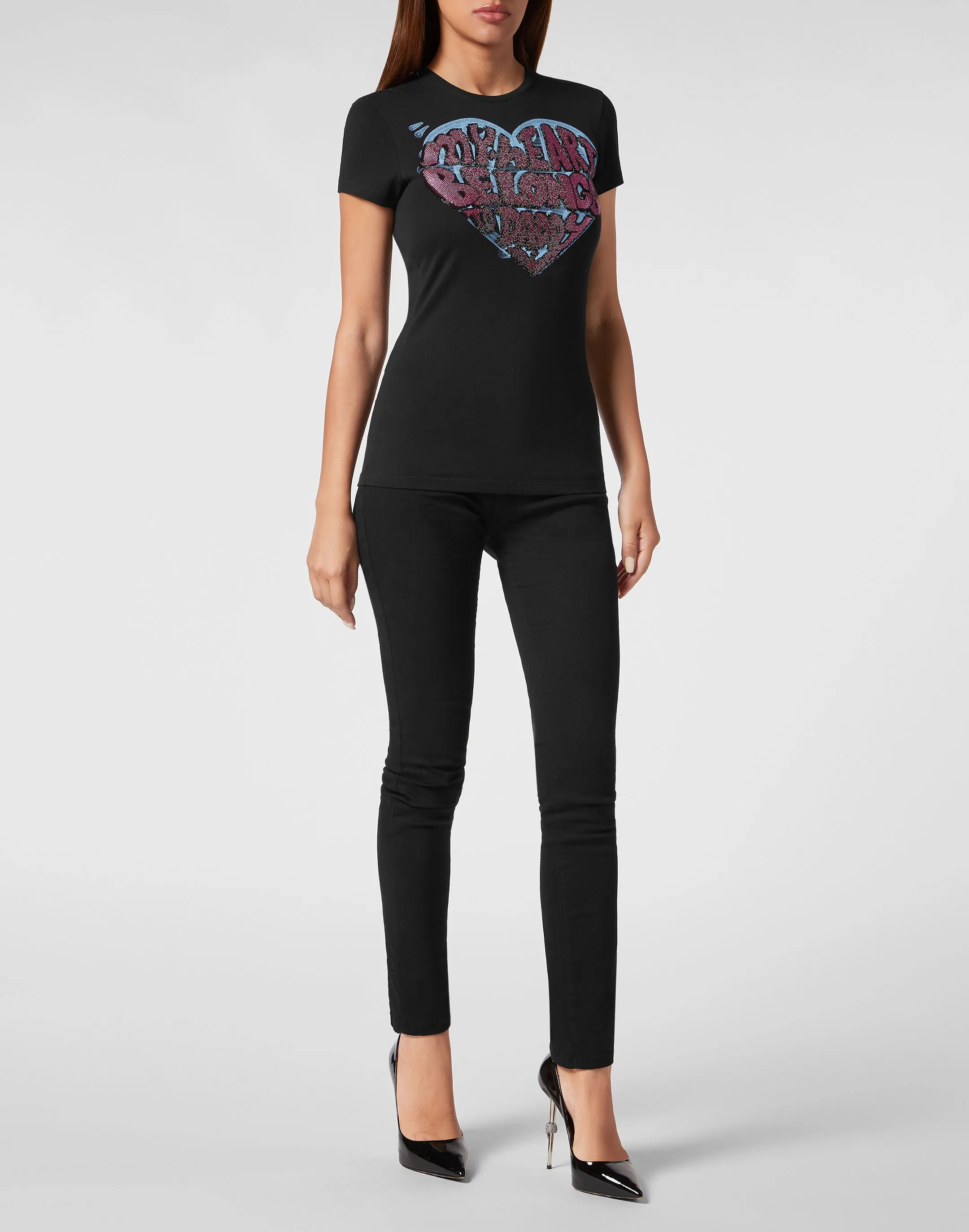 T-Shirt Sexy Pure mit Kristallen