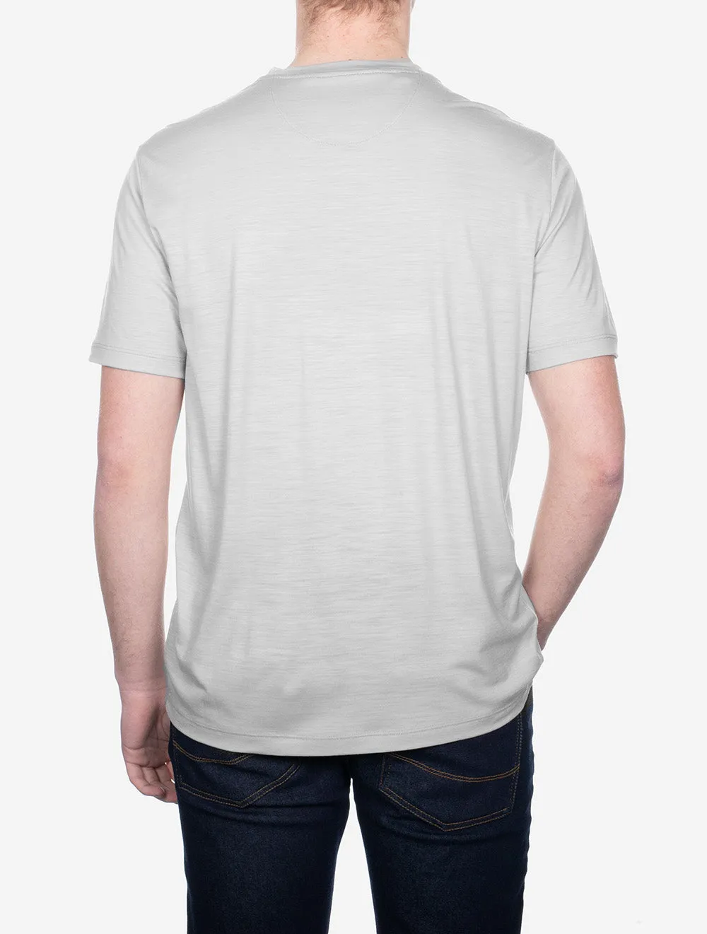 T-Shirt Kurzarm Vollmittel Beige